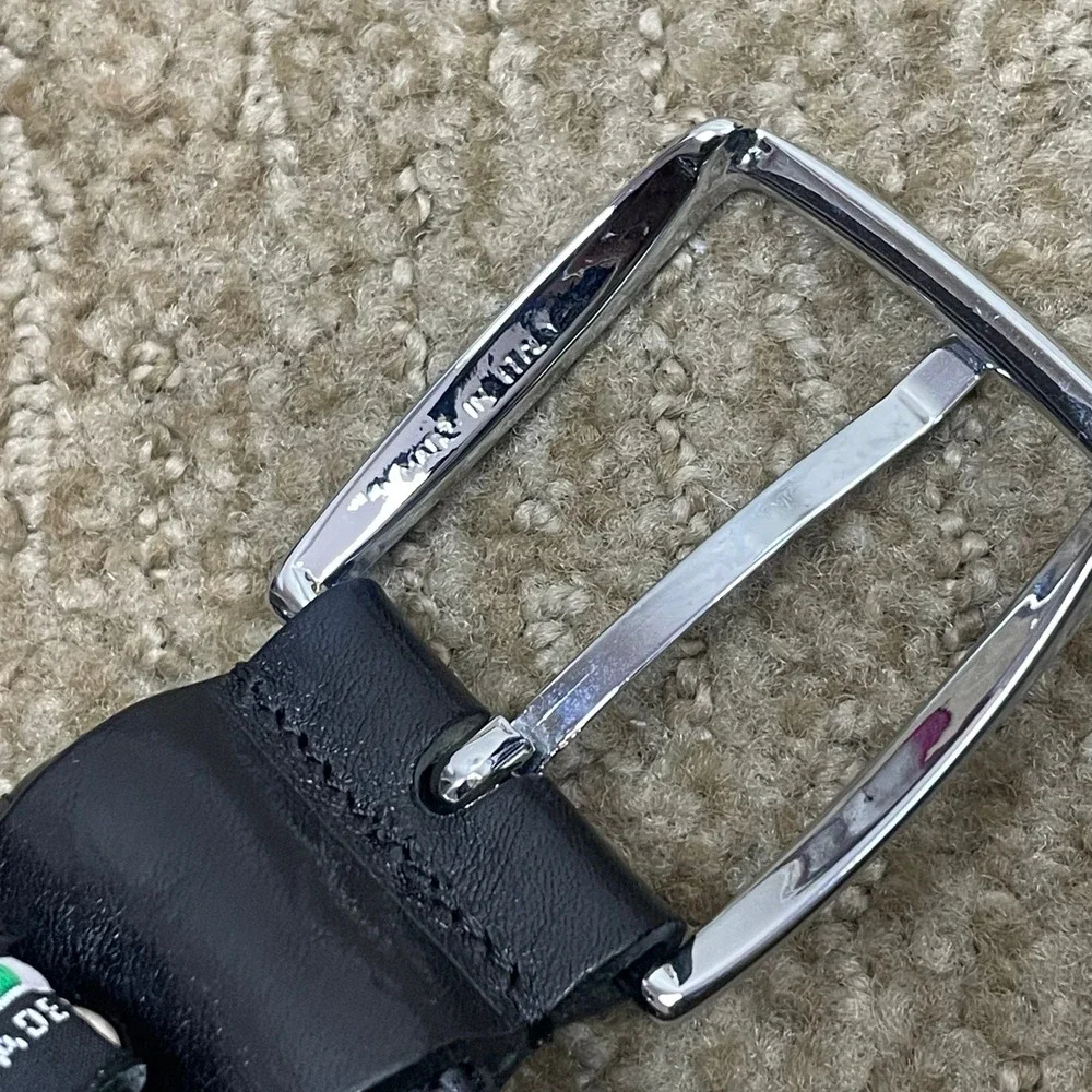 Roncato Vera Pelle‎ Italian Leather Belt Black Size 41